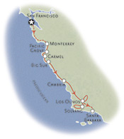 Central Coast Map